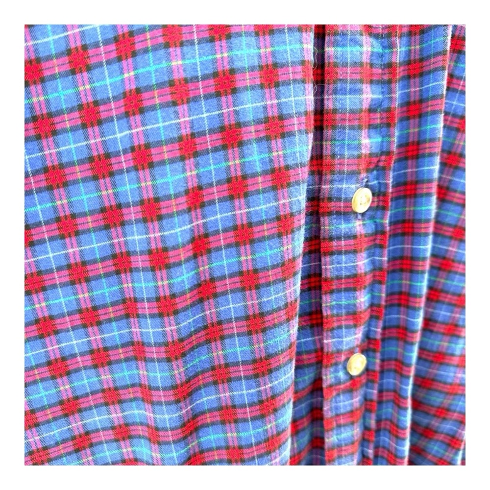 Ralph Lauren | XS Men’s Classic Fit Blue & Red Plaid Button Shirt‎ - Picture 11 of 14